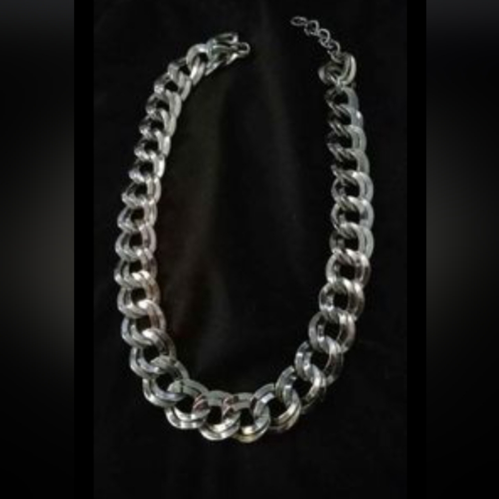 Money double link curb chain
